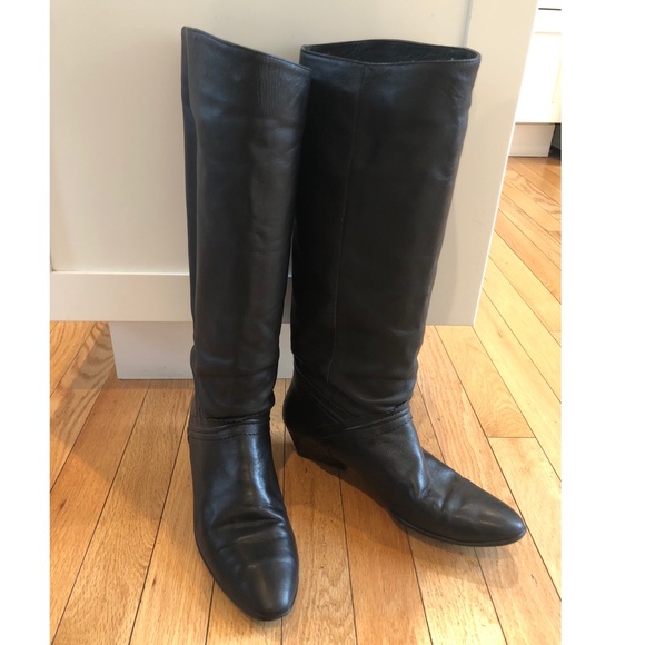 unisa black knee high boots